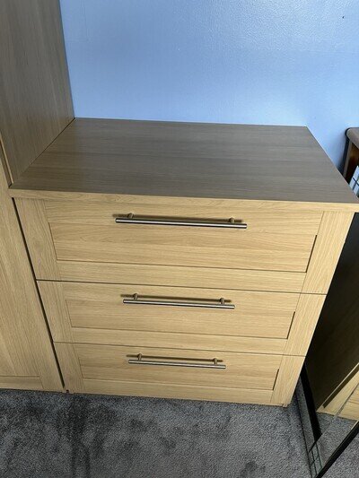 Mamas and Papas Wardrobe Drawers and Shelf Set. Excellent Condition