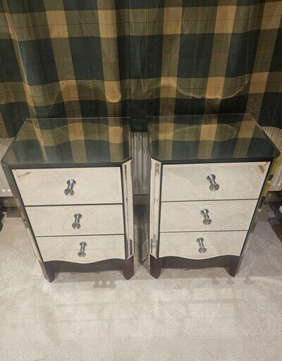 Mirror Bedside Tables