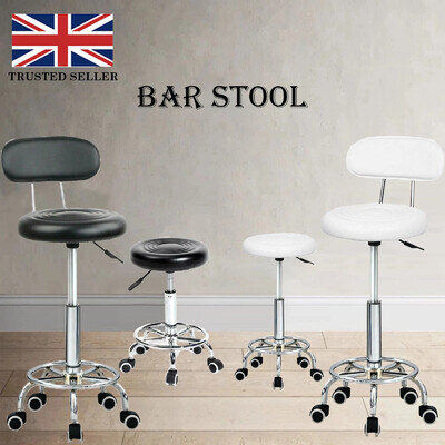 Adjustable Beauty Spa Salon Stool Massage lift-Hairdressing Swivel UK Bar Stool