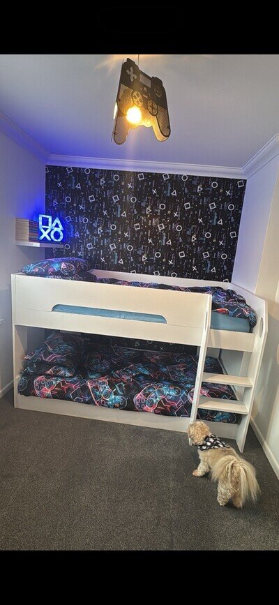Low Pod Bunk Bed White Low Pod Bunk Bed White