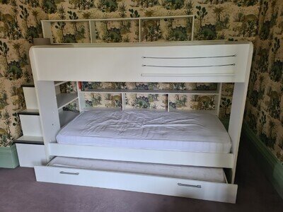 GLTC Bunk Beds with Trundle. VG Condition. With Matresses GLTC Bunk Beds with Trundle. VG Condition. With Matresses