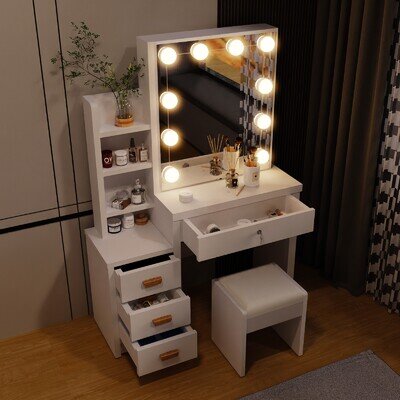 Dressing Table With Drawers LED Mirror Set Makeup Desk Vanity Table Qkqvkkfgqczk Dressing Table With Drawers LED Mirror Set Makeup Desk Vanity Table Qkqvkkfgqczk