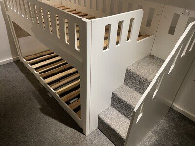 Bunk Bed High Quality with Storage and Staircase for Kids