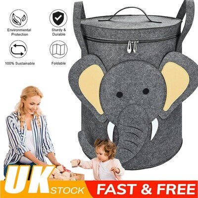 Large Soft Toy Storage Box Organizer Bag kids Playroom Storage Bin And Play Mat