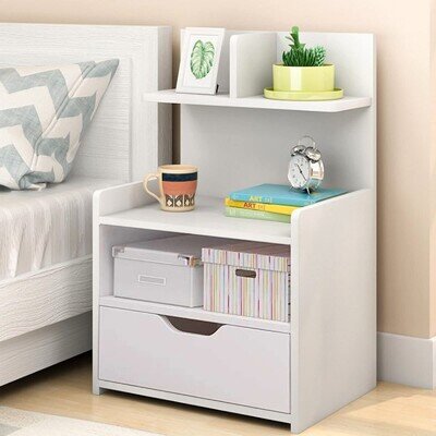 Modern Bedside Table Drawer Cabinet Bedroom Furniture Storage Nightstand