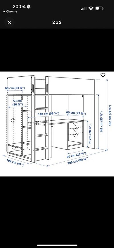 Kids IKEA bedroom Furniture And Bed