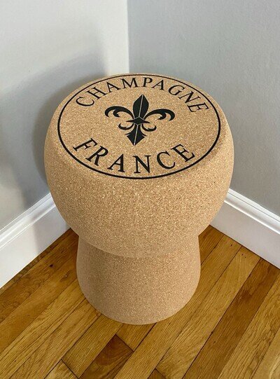 Giant Champagne Cork Stool