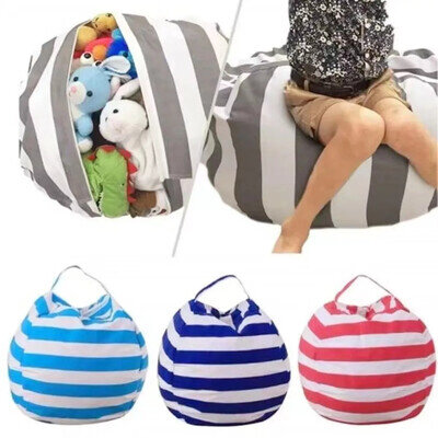 Oversized Stuffed Animal Toy Storage Bean Bag Children's Bean Cover Soft Seat