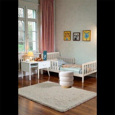 Wooden Toddler Bed White Brand New Flat Packed Childrens Kids