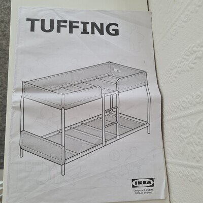 IKEA TUFFING Metal Bunk Bed Frame