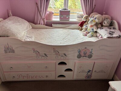 Chartley Girls Pale Pink Bedroom Furniture