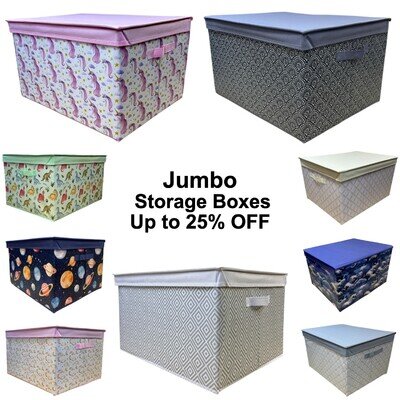 Kids Toy Storage Box Large Collapsible Storage Box Folding Jumbo Storage Chest