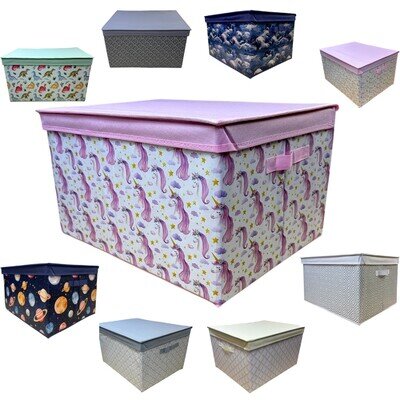 Kids Toy Storage Box Large Collapsible Storage Boxes Folding Jumbo Storage Chest