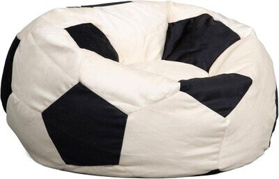 2.5 feet Sports Ball Child-Sized Bean Bag Chair Soccer Ball Plush Soft Polyester
