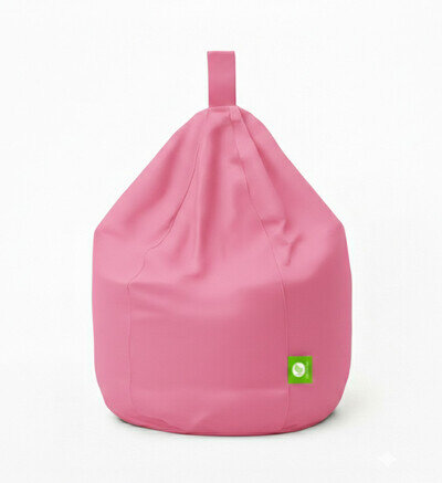 Kids Hot Pink Bean Bag Child Size Pre Filled Girls Bedroom Playroom Chair