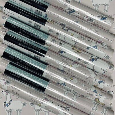 8 x Belgravia Llama Rama Cartoon Blush Pink Childrens Bedroom Nursery Wallpaper