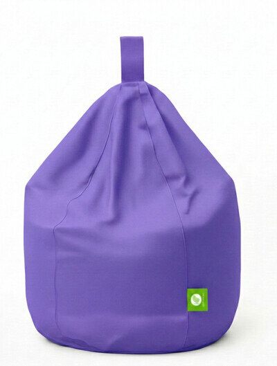 Kids Purple Lilac Bean Bag Child Size Pre Filled Violet Girls Bedroom Play Chair