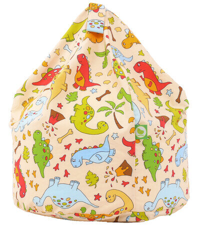 Kids Dinosaur Bean Bag Child Size Pre Filled Children's Bedroom Playroom Chair
