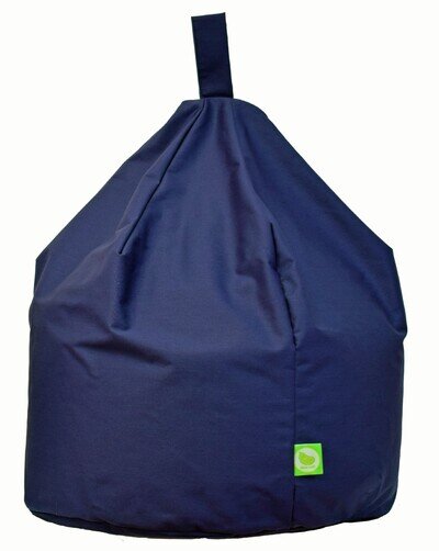 Kids Navy Blue Bean Bag Child Size Pre Filled Classic Bedroom Playroom Chair