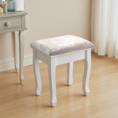 Dressing Table Stool Makeup Bench Chair Soft Padded Cushion Seat Vanity Chair