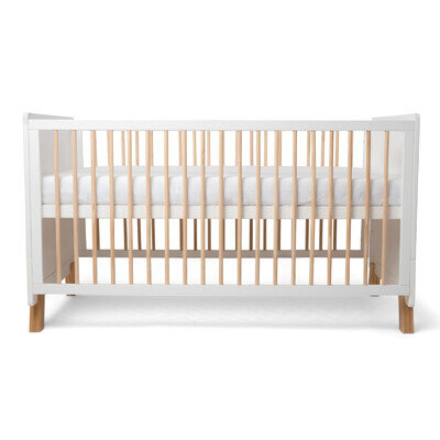 Clair de Lune Essentials Cot Bed Adjustable Height Baby/Toddler Crib 145 x 75 cm