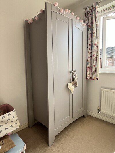 Mamas and Papas Childrens Wooden Wardrobe and Changer/Drawers. EXC ++ Condition!