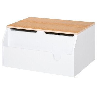 Wooden Kids Toy Box Children Storage Chest Organiser Book