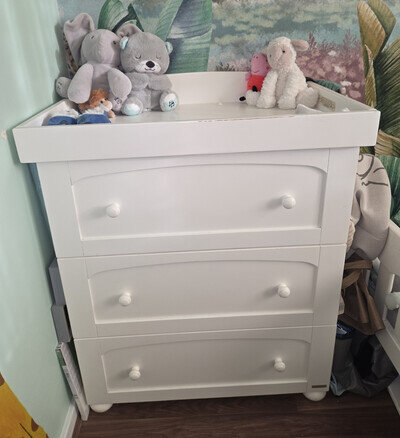 Jhon Lewis Children's 3pc Bedroom Set: Wardrobe, Chest of Drawers & Cot Bed