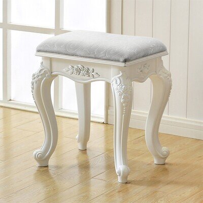 Dressing Table Stool Makeup Bench Chair Soft Padded Cushion Seat Vanity Chair