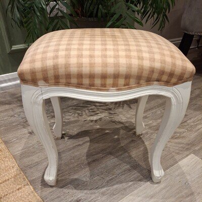 Vanity Dressing Table Stool Soft Cushion Wooden Makeup Chair Stool Piano Stool
