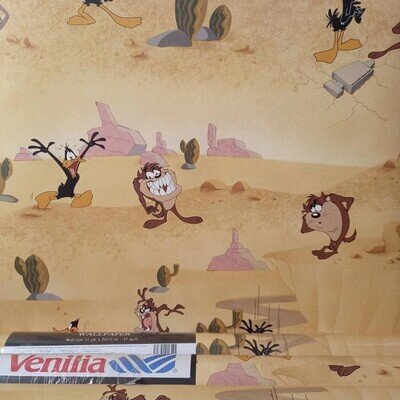 X3 Venilia Tazmanian Devil Wallpaper Rolls Cartoon Kids Childrens Nursery Warner