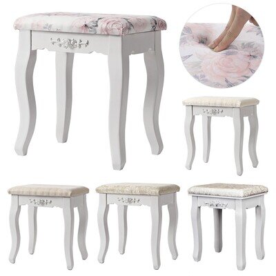 Dressing Table Chair Vanity Stool Bedroom Makeup Soft Seat Bedroom Piano Stool